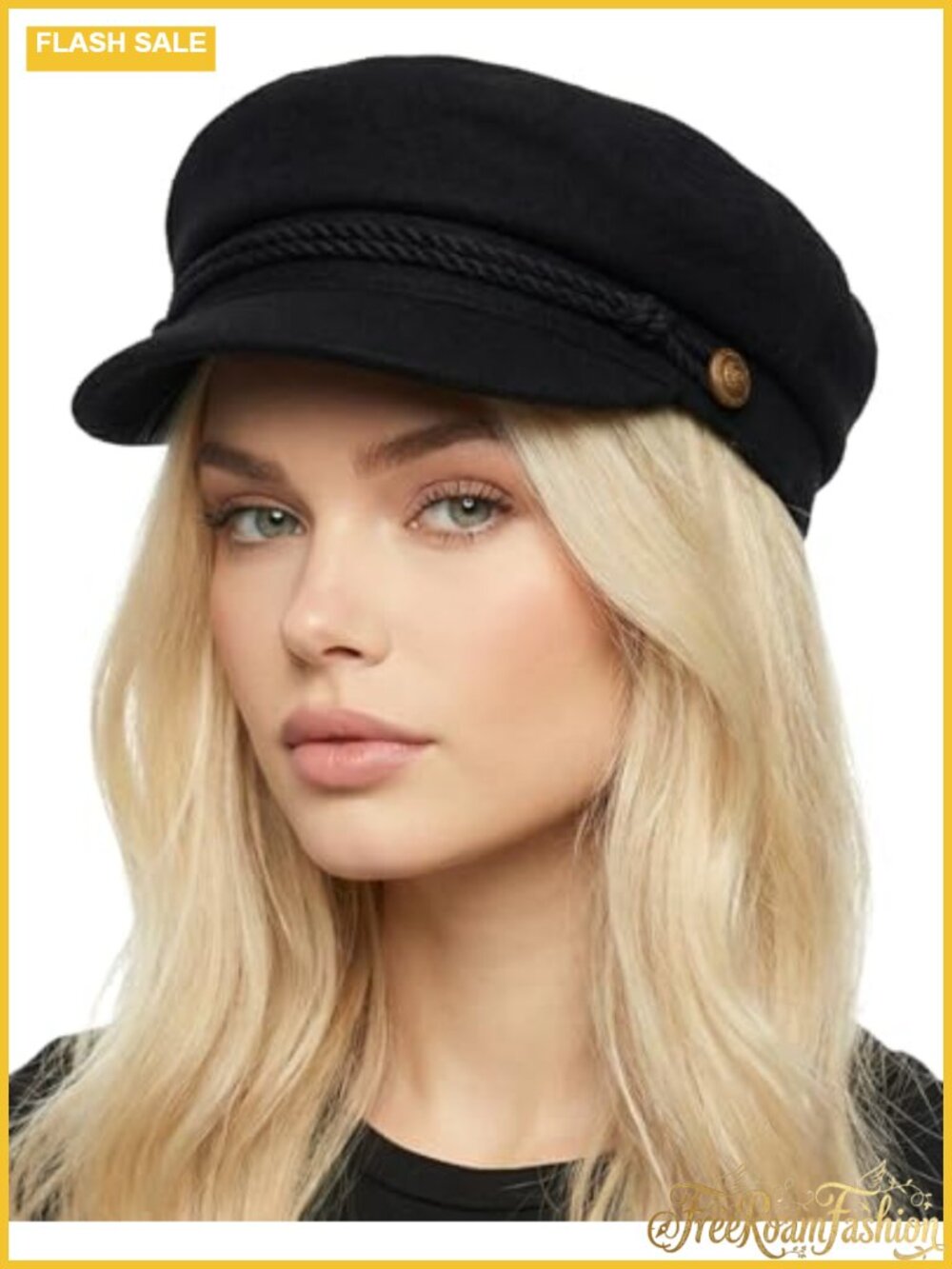 Cotton Greek Fisherman Newsboy Cap Adjustable Brim Hat